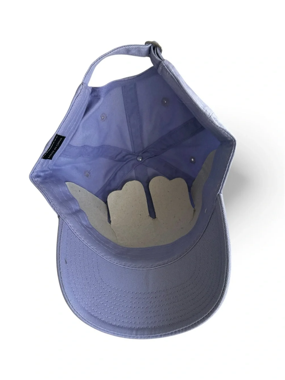 Kids Baseball Cap - lavender - BUCKLE BACK- Youth 3-5 yo